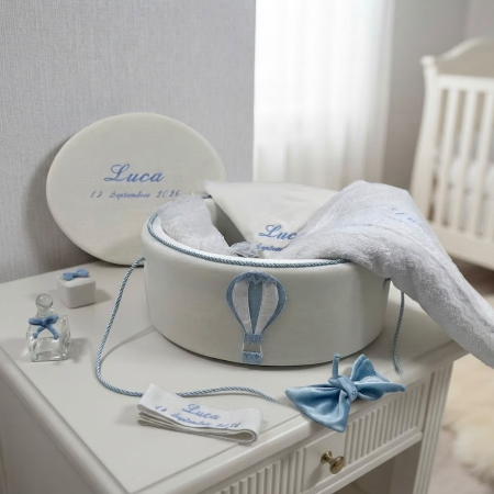 Trusouri botez Basic - Trusou botez la cufar din catifea Basic