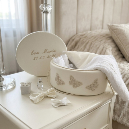 Trusouri Botez Clasic - Trusou botez La cufar din catifea Clasic