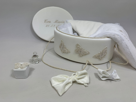 Trusouri Botez Clasic - Trusou botez La cufar din catifea Clasic