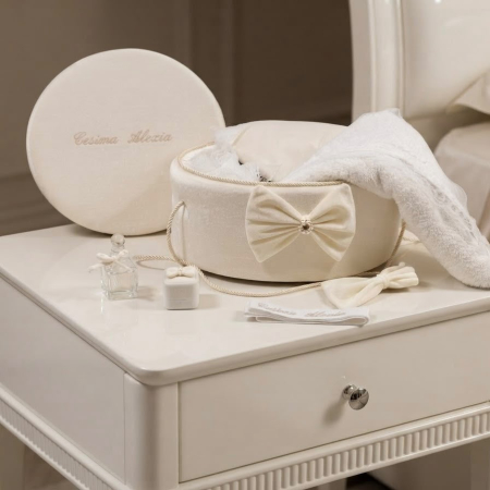 Trusouri Botez Clasic - Trusou botez la cufar din catifea Clasic