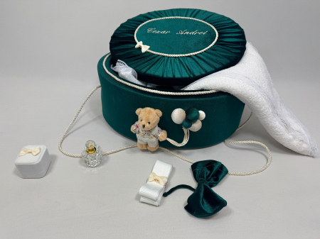 Trusou botez la cufar din catifea Premium [4]