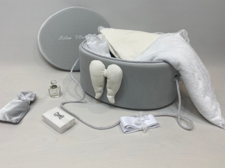 Trusouri Botez Exclusive - Trusou botez la cufar din catifea Exclusive