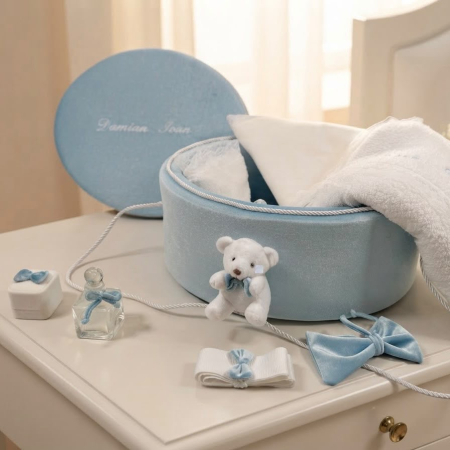 Trusouri Botez Clasic - Trusou botez la cufar din catifea Clasic