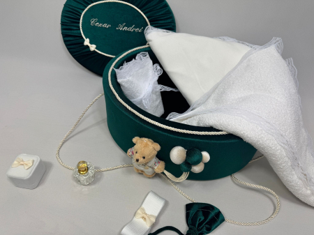 Trusou botez la cufar din catifea Premium [3]