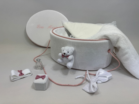 Trusouri Botez Clasic - Trusou botez la cufar din catifea Clasic