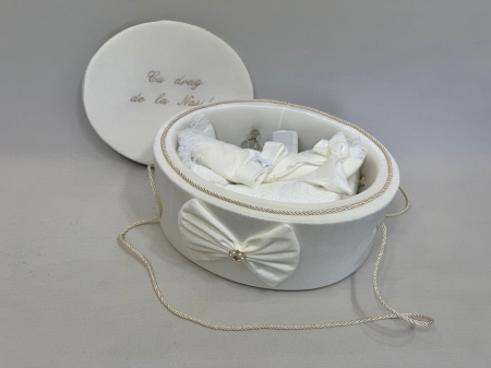 Trusou botez la cufar din catifea Clasic [3]