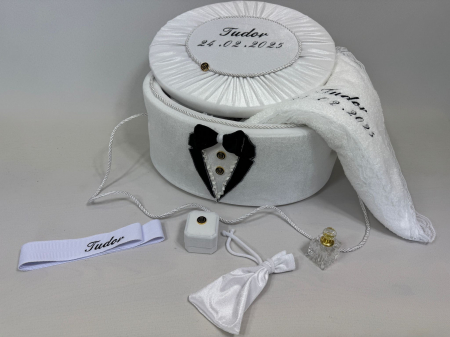 Trusou botez la cufar din catifea Deluxe [3]