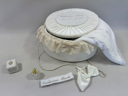 Trusou botez la cufar din catifea Elegance [4]