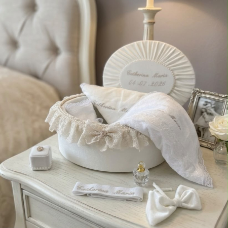Trusouri Botez Elegance - Trusou botez la cufar din catifea Elegance
