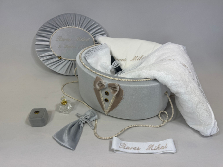 Trusou botez la cufar din catifea Deluxe [1]