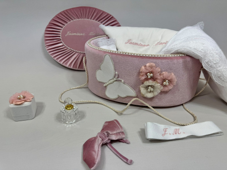 Trusou botez la cufar din catifea Elegance [1]