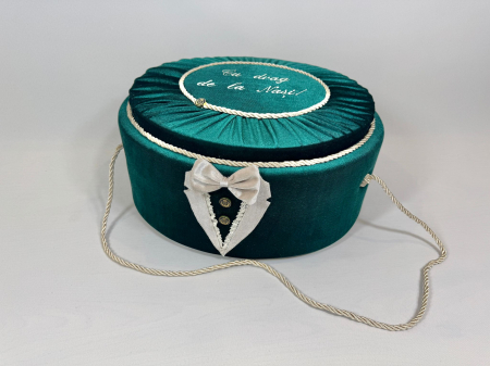 Trusou botez la cufar din catifea Deluxe [4]