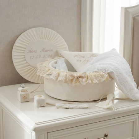 Trusouri Botez Elegance - Trusou botez la cufar din catifea Elegance
