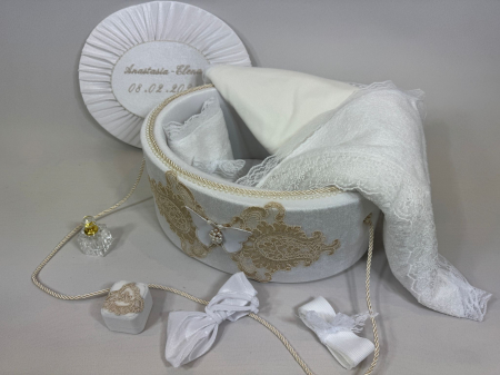 Trusou botez la cufar din catifea Elegance [3]