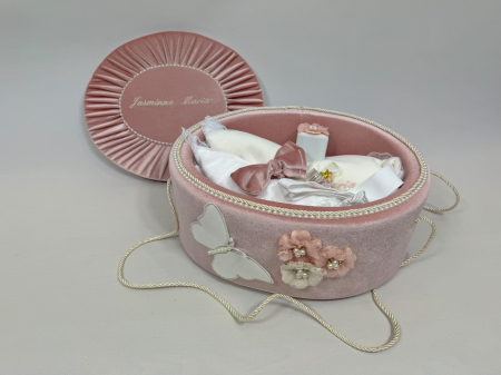 Trusou botez la cufar din catifea Elegance [3]