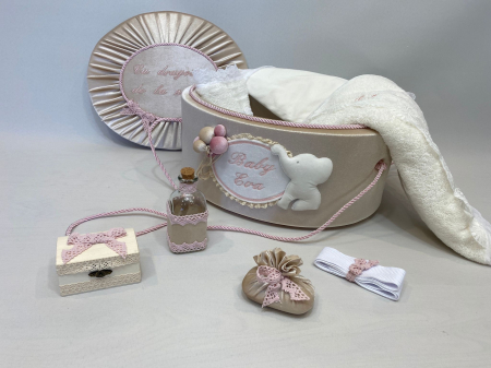 Trusouri botez Luxury - Trusou botez la cufar din catifea Luxury