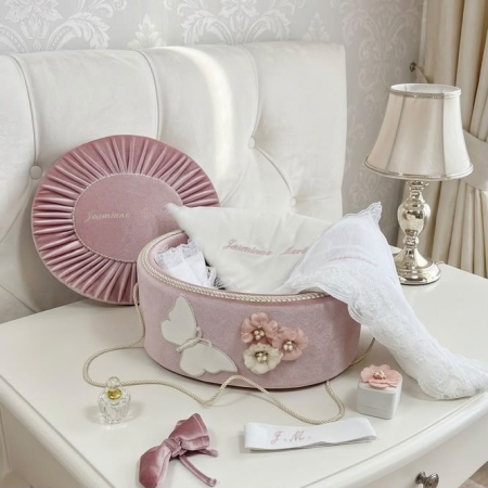 Trusouri Botez Elegance - Trusou botez la cufar din catifea Elegance