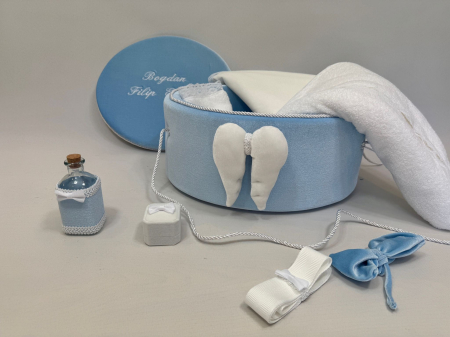 Trusouri Botez Exclusive - Trusou botez la cufar din catifea Exclusive