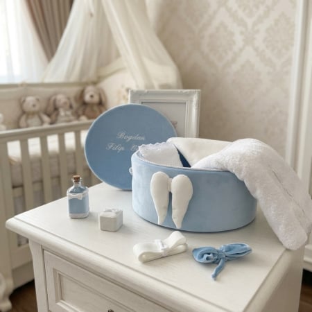 Trusouri Botez Exclusive - Trusou botez la cufar din catifea Exclusive