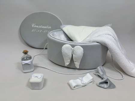 Trusouri Botez Exclusive - Trusou botez la cufar din catifea Exclusive