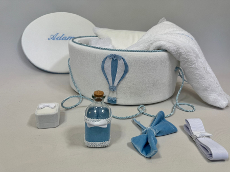 Trusouri Botez Exclusive - Trusou botez la cufar din catifea Exclusive