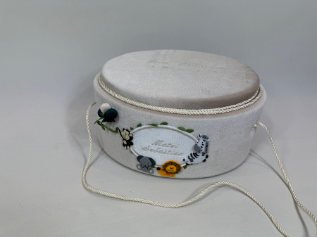 Trusou botez la cufar din catifea Luxury [4]