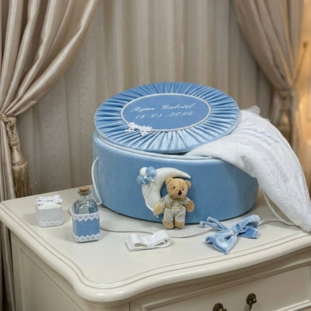 Trusou botez la cufar din catifea Luxury [0]