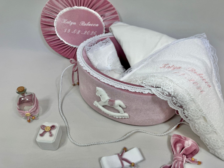 Trusou botez la cufar din catifea Luxury [2]