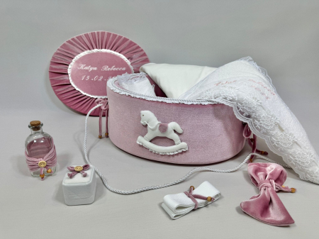 Trusou botez la cufar din catifea Luxury [0]