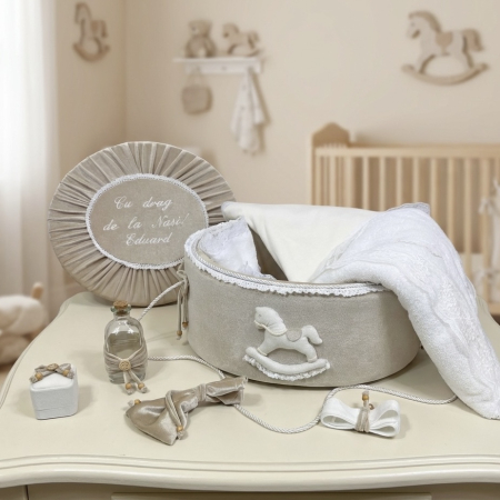 Trusou botez la cufar din catifea Luxury [0]