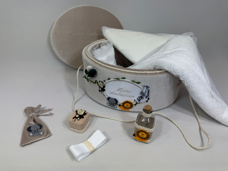 Trusou botez la cufar din catifea Luxury [1]