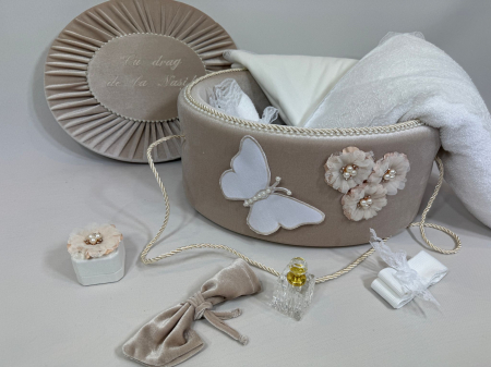 Trusou botez la cufar din catifea Ola Baby Elegance [1]