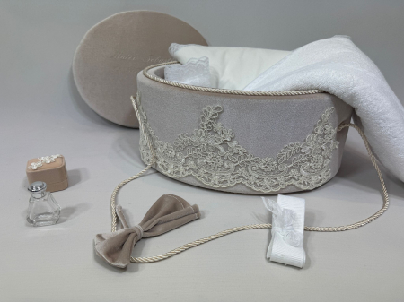 Trusou botez la cufar din catifea Clasic [0]