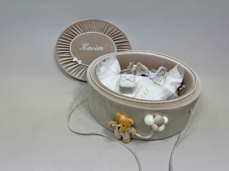 Trusou botez la cufar din catifea Premium [3]