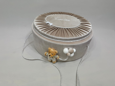 Trusou botez la cufar din catifea Premium [4]