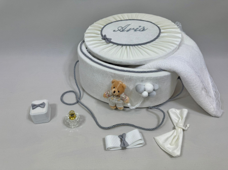 Trusou botez la cufar din catifea  Premium [4]