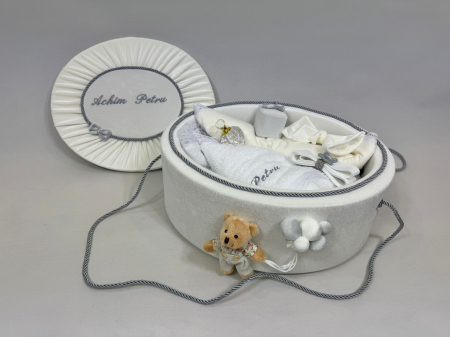 Trusou botez la cufar din catifea  Premium [3]