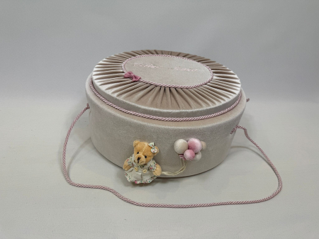 Trusou botez la cufar din catifea  Premium [4]