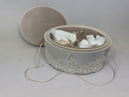 Trusou botez la cufar din catifea Clasic [3]