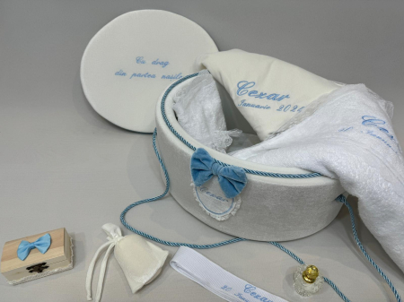 Trusou botez la cufar din catifea Premium [2]