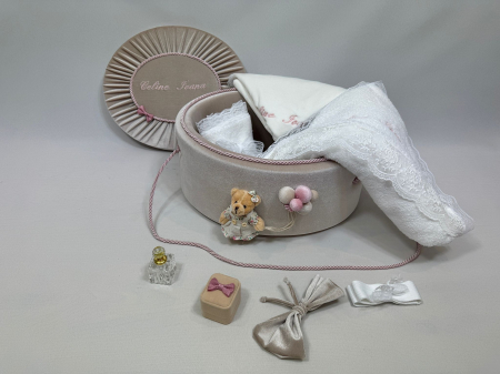 Trusou botez la cufar din catifea  Premium [1]