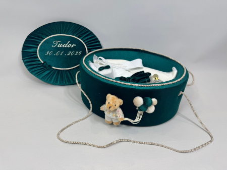 Trusou botez la cufar din catifea Premium [3]