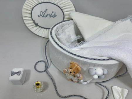 Trusou botez la cufar din catifea  Premium [2]