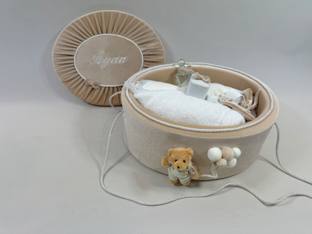 Trusou botez la cufar din catifea Premium [3]