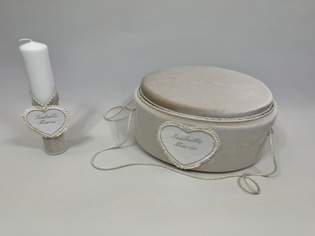 Trusou botez la cufar din catifea si lumanare Basic [5]