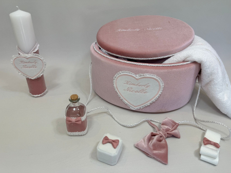 Trusou botez la cufar din catifea si lumanare  Basic [3]