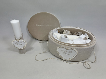 Trusou botez la cufar din catifea si lumanare Basic [4]