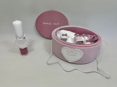 Trusou botez la cufar din catifea si lumanare  Basic [2]