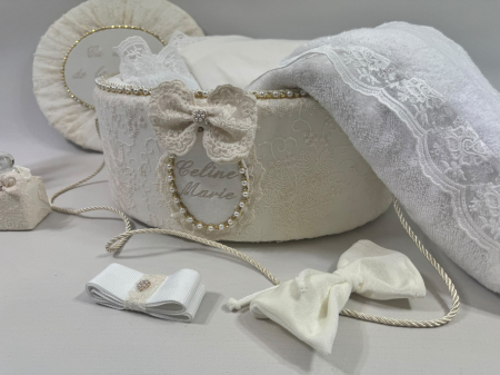 Trusou botez la cufar din catifea si lumanare Deluxe [1]