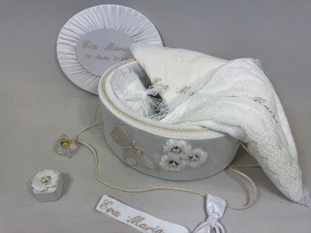 Trusou botez la cufar din catifea  Elegance [1]